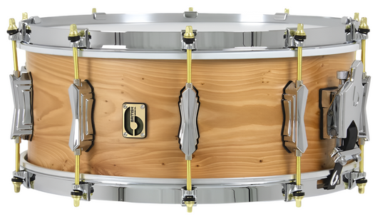 British Drum Co. - The Archer Yew Shell Snare Drum