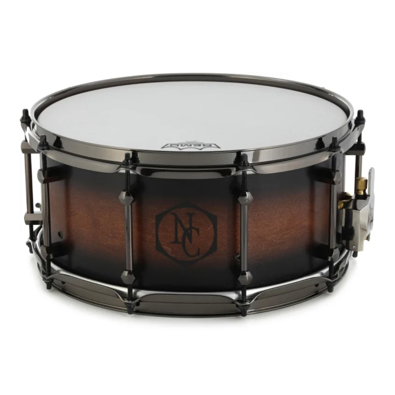 Noble & Cooley - Horizon 6.5x14 Snare Drum Honey Maple Black Burst High Gloss