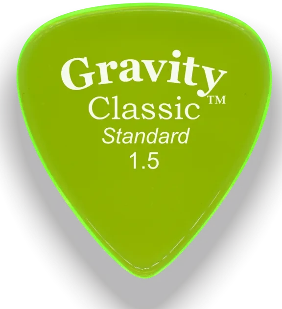 Gravity Picks - 1.5mm Green Guitar Pick