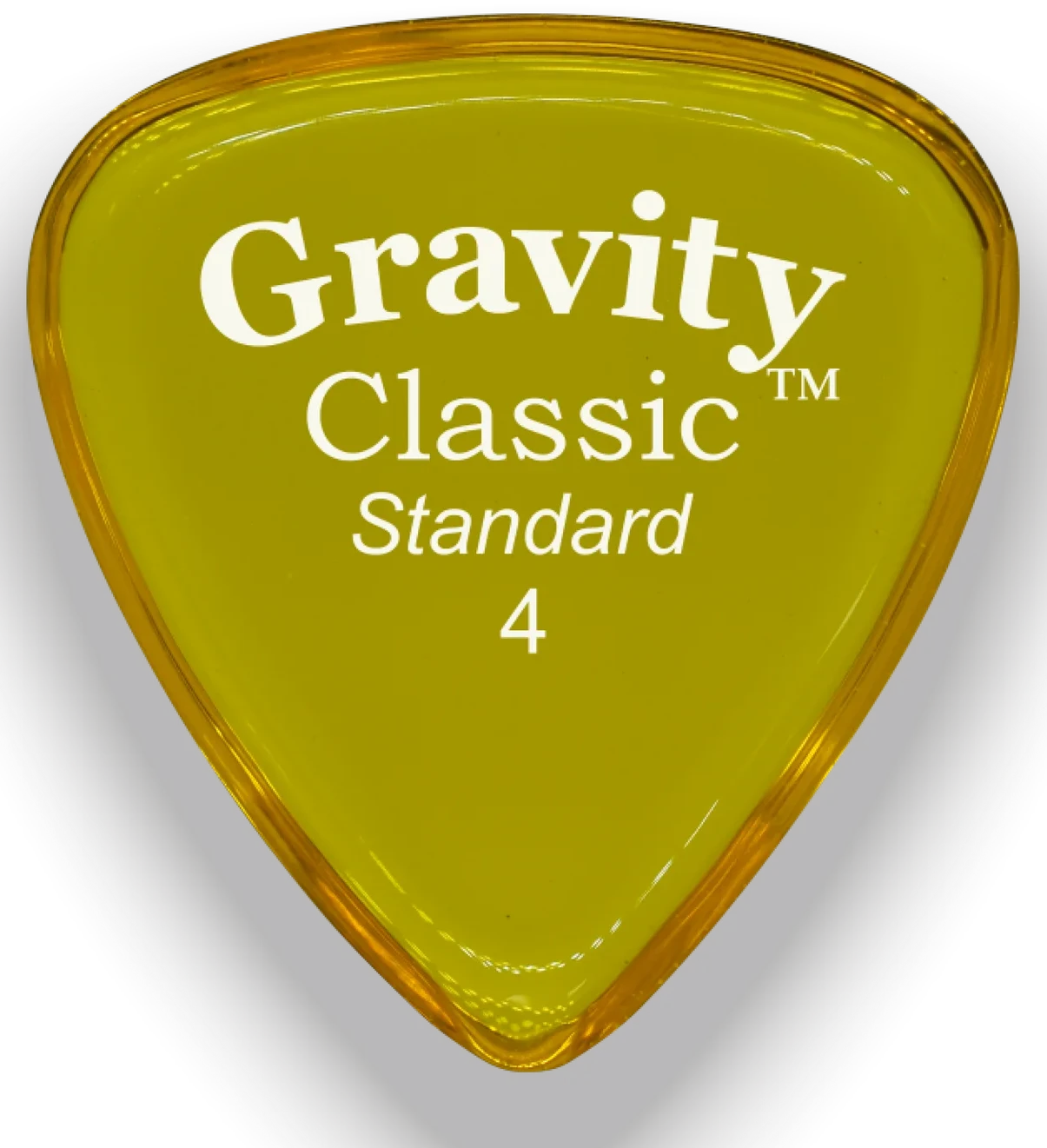 Gravity Picks - 4mm Yellow Guitar Pick