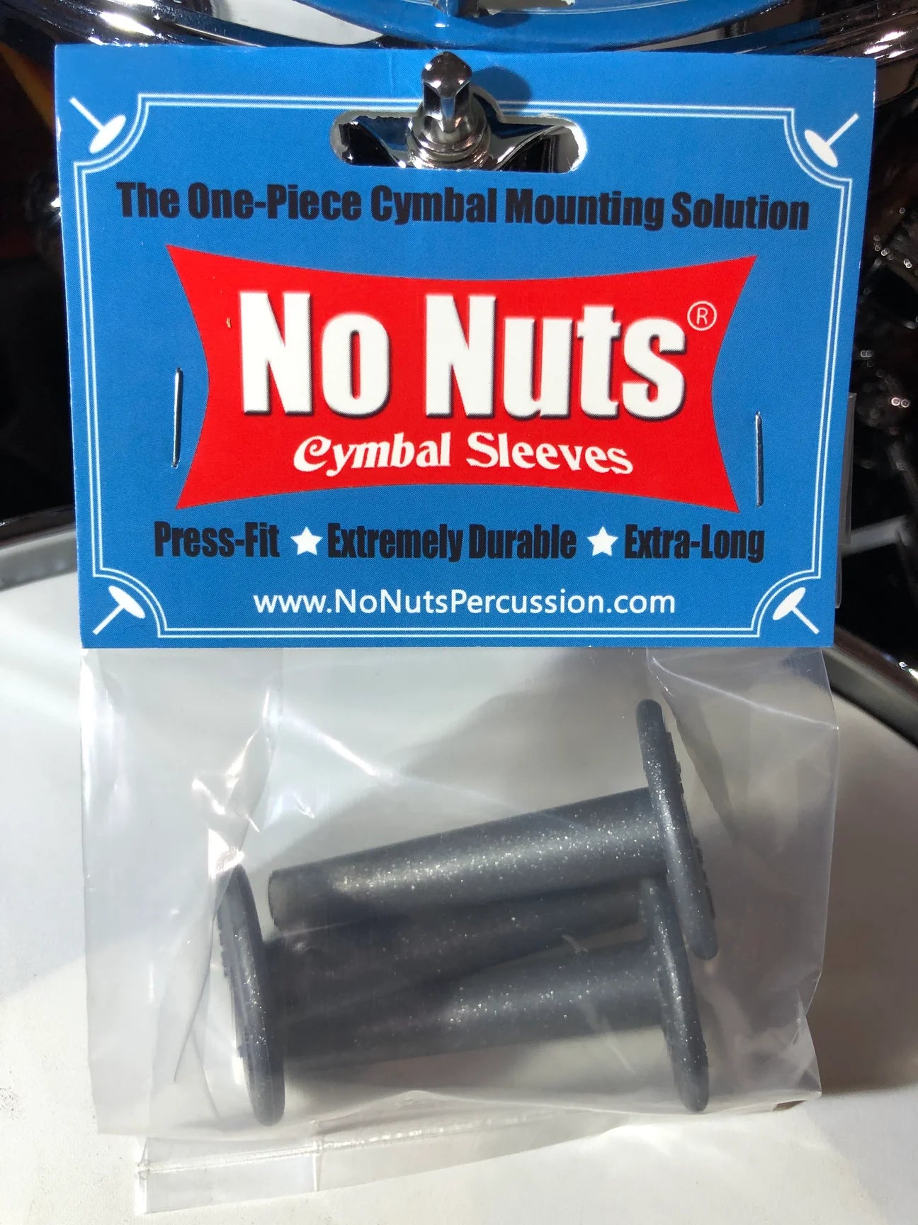 No Nuts - Cymbal Sleeves Silver (Set of 3)