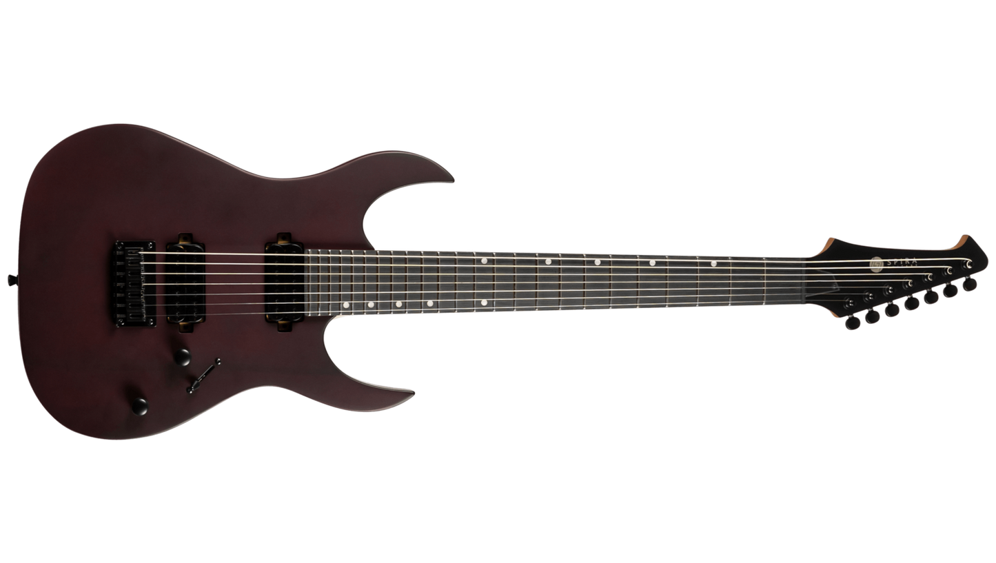 Spira Guitars - S-407 MWR Wine Red 7 String Electric Guitar