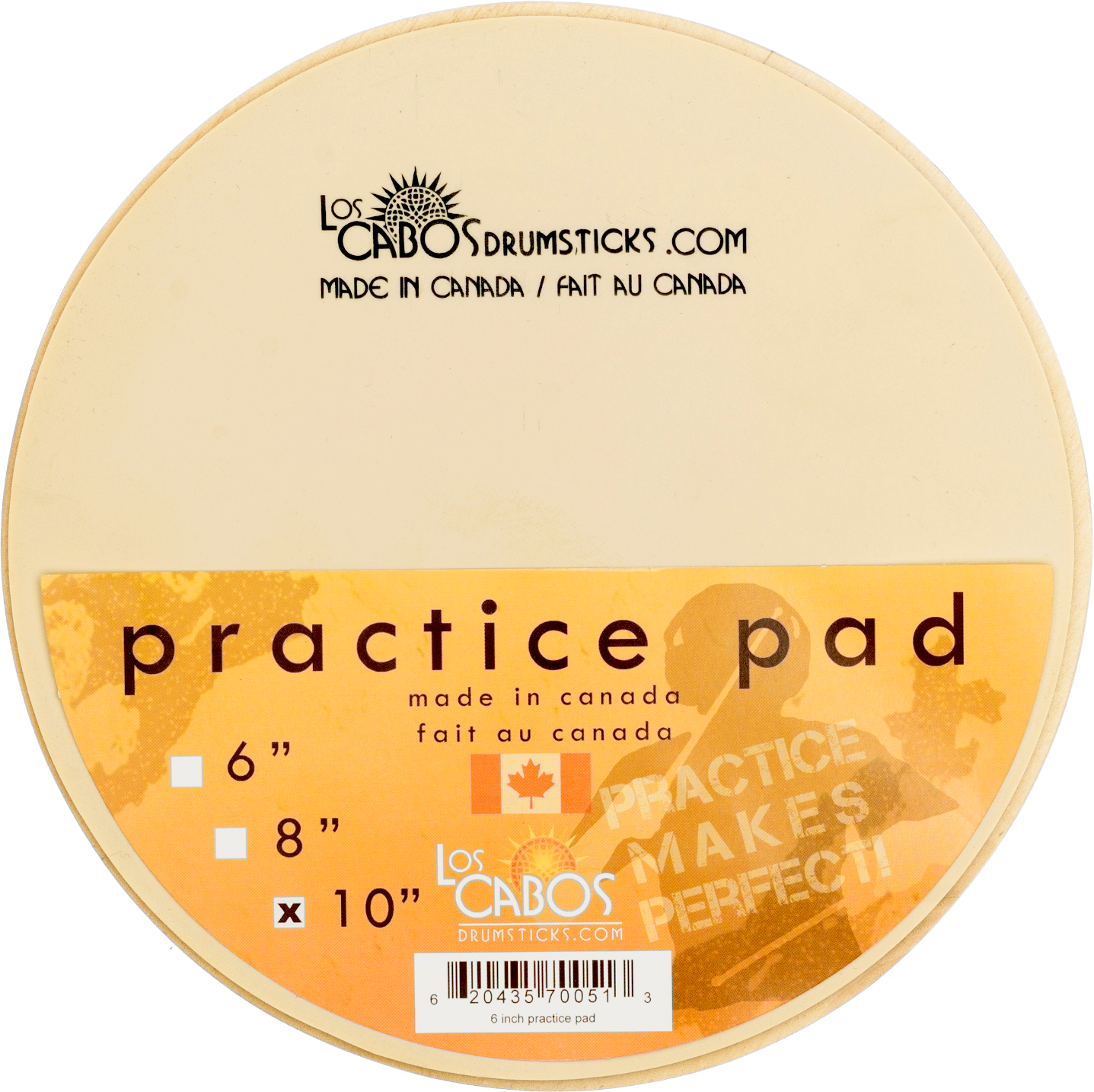 Los Cabos Drumsticks - Mountable Practice Pad