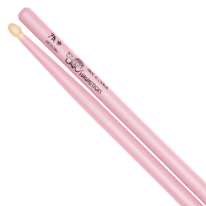 Los Cabos Drumsticks - Pink White Hickory Drumsticks