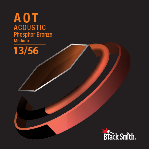 Black Smith - Coated Phosphor Bronze Acoustic Guitar Strings AOT