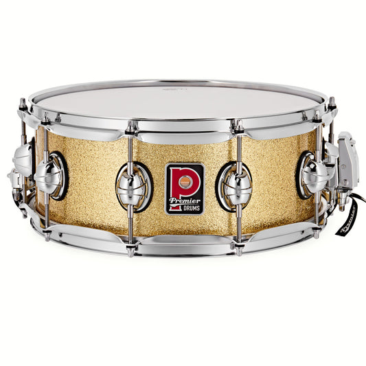 Premier - 14" x 5.5" Genista Snare Drum Vintage Gold Sparkle