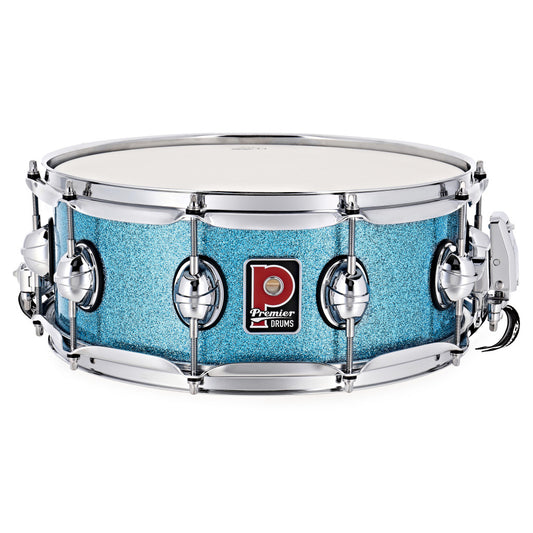Premier - 14" x 5.5" Genista Snare Drum Vintage Aqua Sparkle