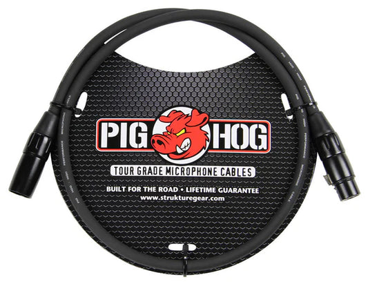 Pig Hog - 8mm Microphone Cable, 3Ft XLR