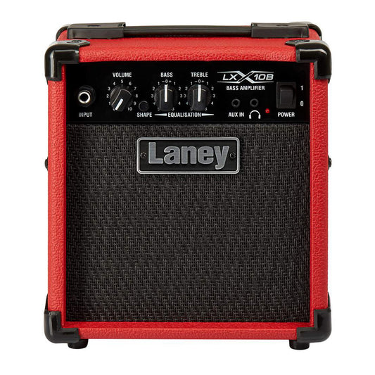 Laney - LX15B 2 x 5-inch 15-watt Electric Bass Combo Amp - Red