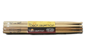 Los Cabos Drumsticks - Combo Pack 2 White & 2 Red Hickory