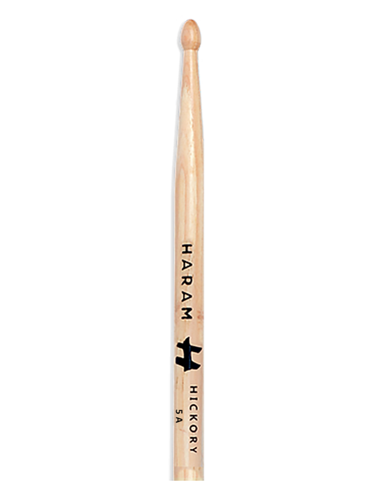 Haram Drumsticks - Hickory Drumstick Wood Tip