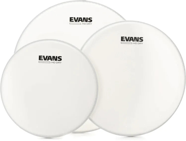 Evans - HD Dry Coated 3-piece Tom Pack