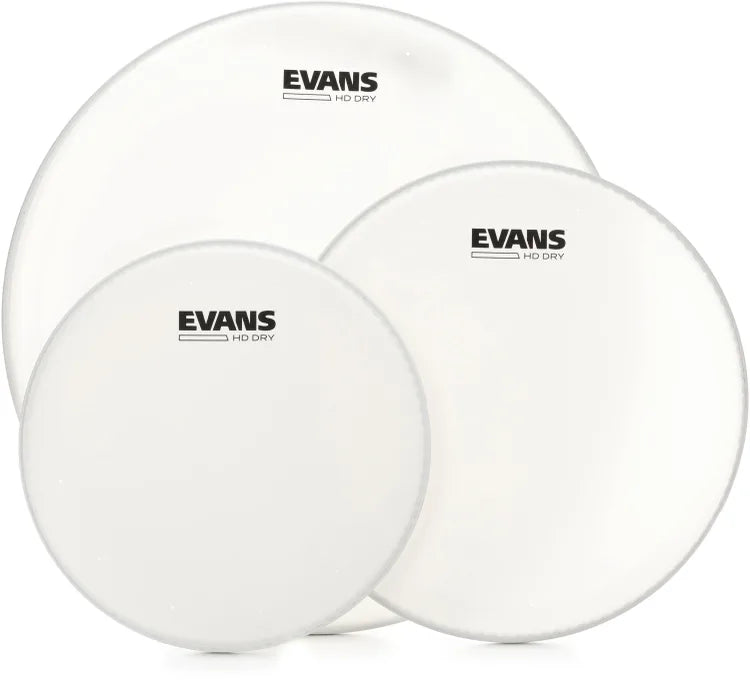 Evans - HD Dry Coated 3-piece Tom Pack