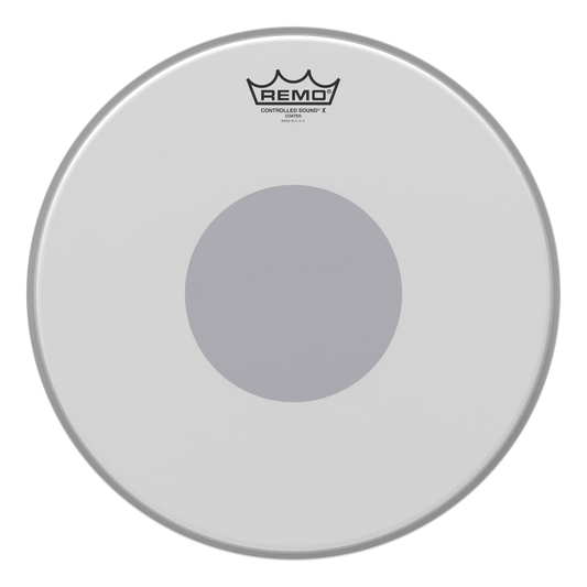 Remo - Controlled Sound X Coated Black Dot Drumhead