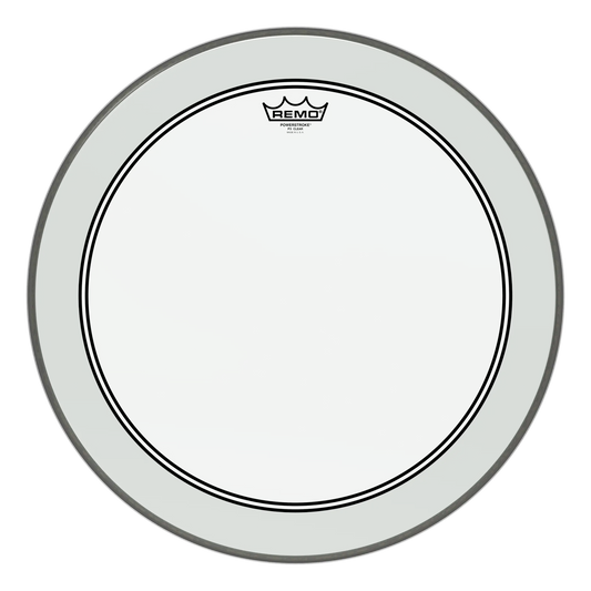 Remo - Powerstroke 3 Clear Bass Drumhead with 2.5 Impact Patch