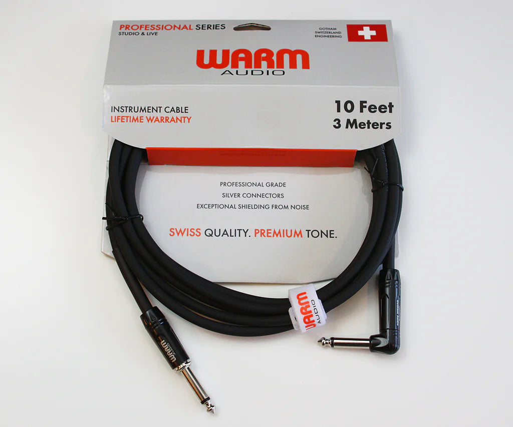 Warm Audio - Pro Series 10’ Right Angle Instrument Cable