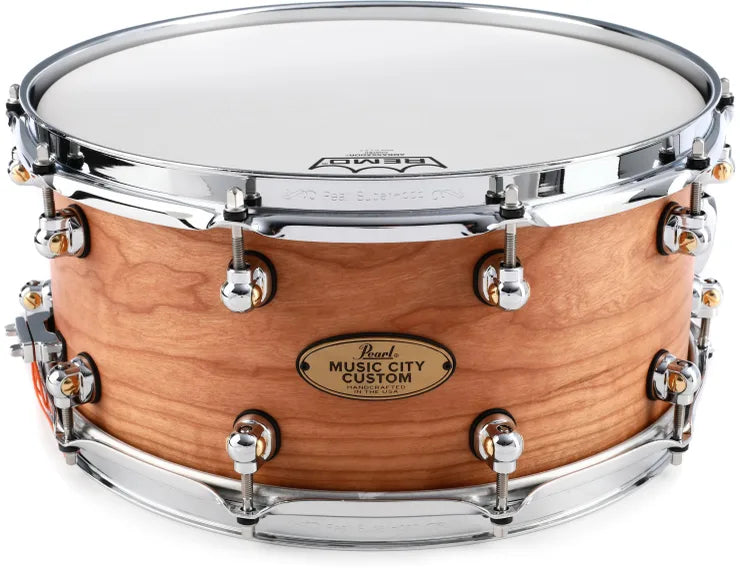 Pearl - Music City Custom Snare 6.5 x 14 Solid Shell Cherry