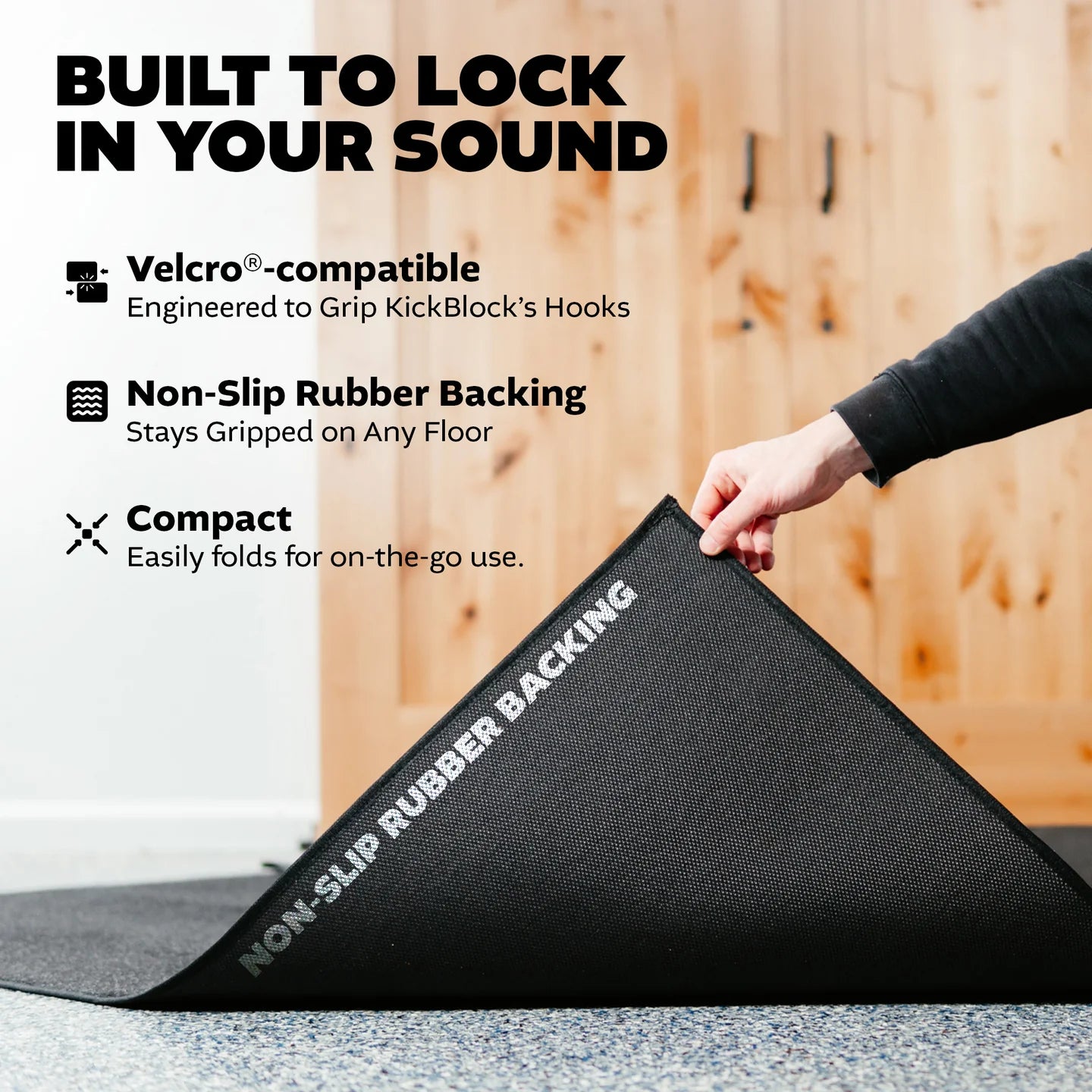 KickBlock - Standard Drum Rug with Gig Bag
