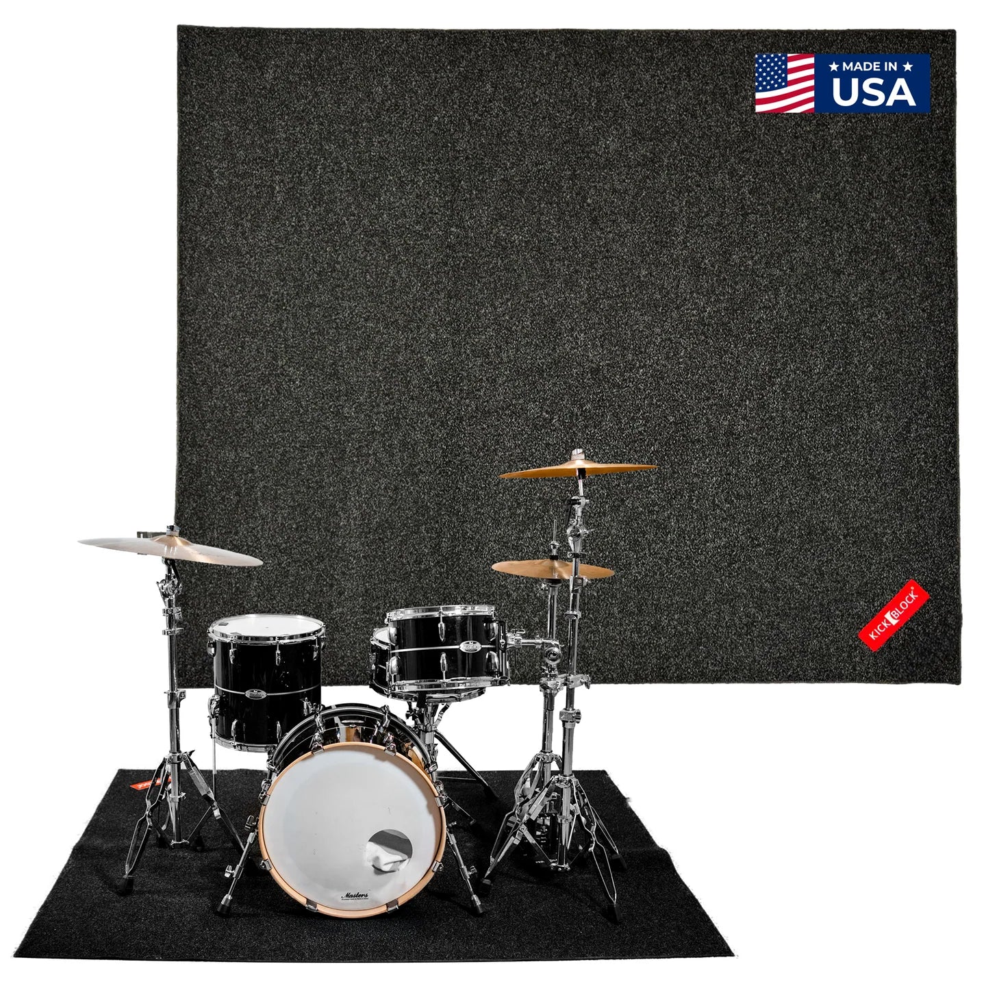 KickBlock - Standard Drum Rug with Gig Bag