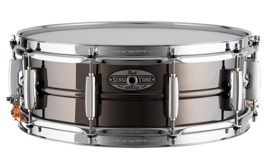 Pearl - Sensitone Heritage Brass Alloy Snare Drum - 5 x 14-inch - Black Nickel