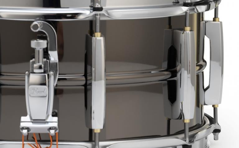 Pearl - Sensitone Heritage Brass Alloy Snare Drum - 5 x 14-inch - Black Nickel