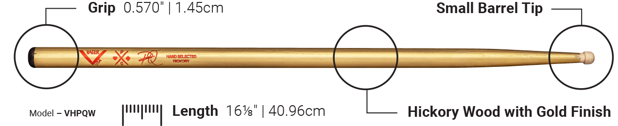 Vater - Pocket Queen Model Drumsticks