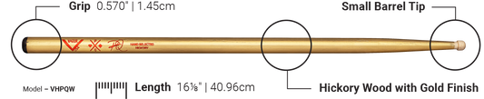 Vater - Pocket Queen Model Drumsticks