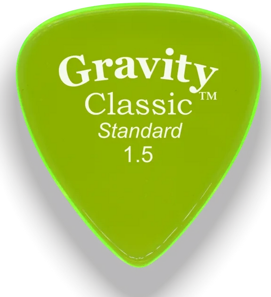 Gravity Picks - 1.5mm Green Guitar Pick
