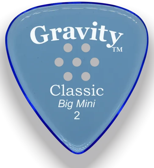 Gravity Picks - 2mm Blue Guitar Pick