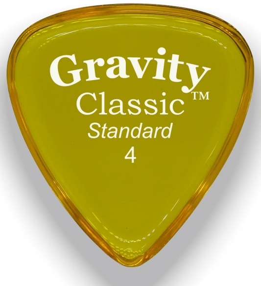 Gravity Picks - 4mm Yellow Guitar Pick