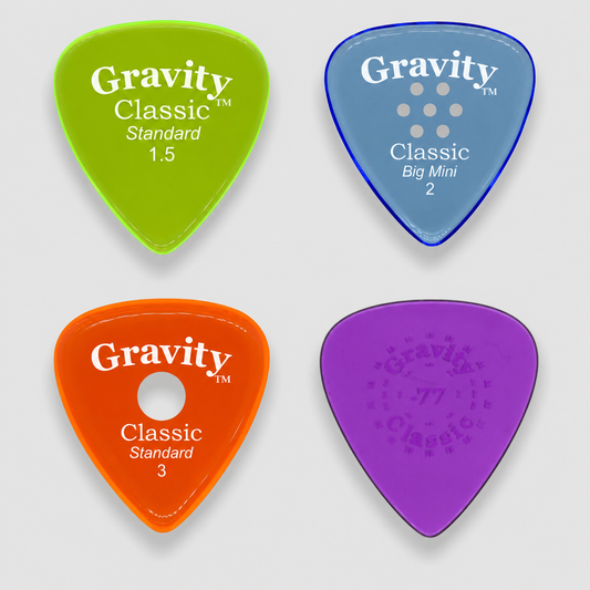 Gravity Picks - Variety 4 Guitar Picks Bundle