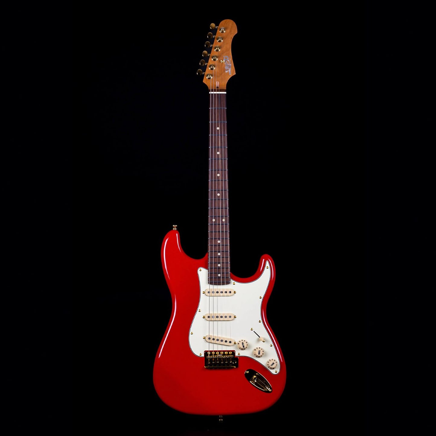 Jet Guitars - JS-380 Red and Gold Electric Guitar