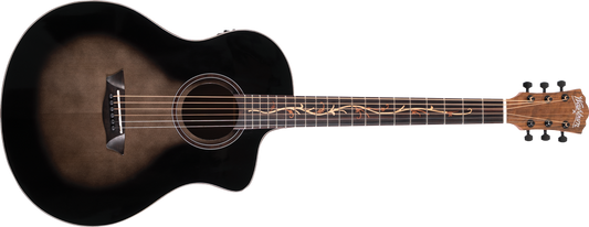 Washburn - Bella Tono Vite S9V Acoustic Guitar - Gloss Charcoal Burst