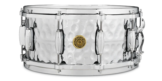 Gretsch - USA Custom Chrome Over Brass Hammered Snare Drum - 6.5 x 14 inch