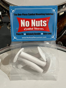 No Nuts - Cymbal Sleeves White (Set of 3)