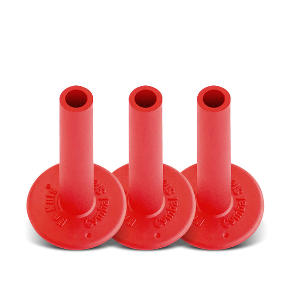 No Nuts - Cymbal Sleeves Red (Set of 3)