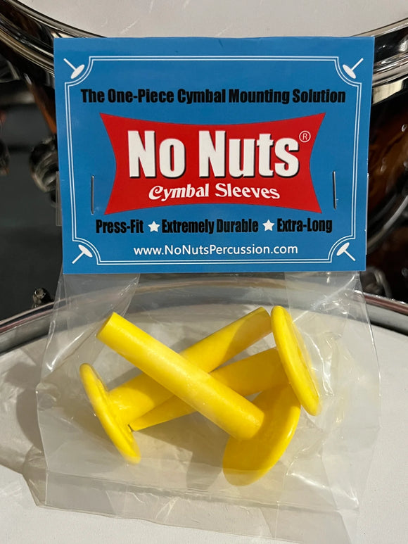 No Nuts - Cymbal Sleeves Yellow (Set of 3)