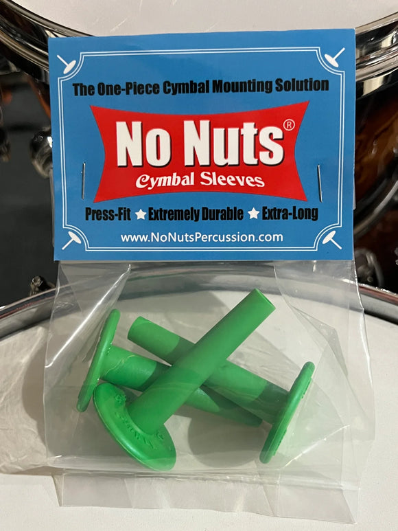 No Nuts - Cymbal Sleeves Green (Set of 3)