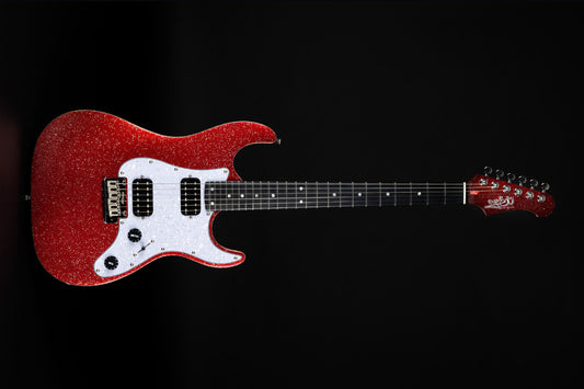 Jet Guitars - JS-500 Red Sparkle Electric Guitar