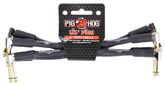 Pig Hog - Lil Pigs 6In Patch Cables - 4 Pack