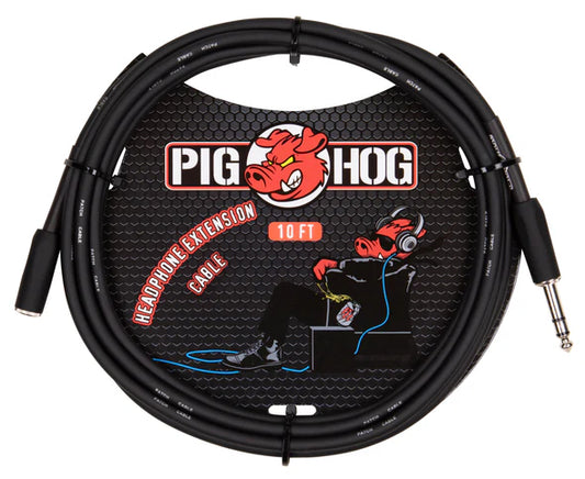 Pig Hog - 10Ft Headphone Extension Cable, 1/4" To 3.5 Mm