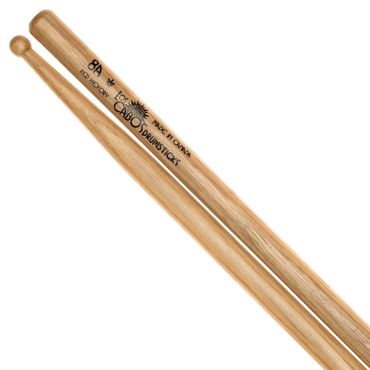Los Cabos Drumsticks - 3-pack Red Hickory Drumsticks