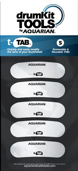 Aquarian Drumheads - t-Tabs Drum Tone Modifier