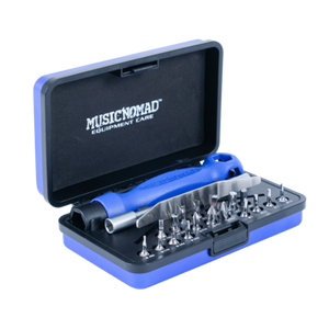 MusicNomad - Premium Guitar Tech Screwdriver and Wrench Set
